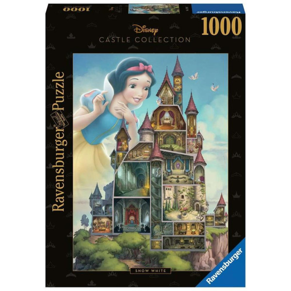 Quebra-cabeça Ravensburger Disney Castles - Branca de Neve 1000 peças D