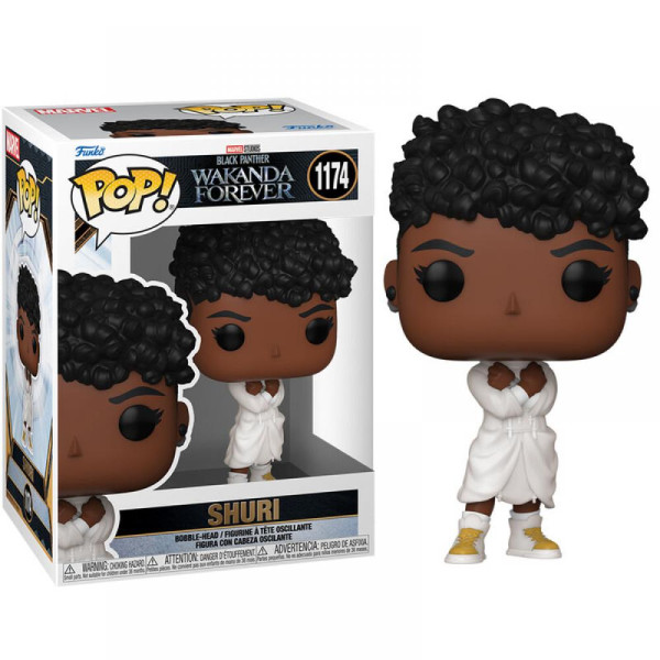 Funko pop maravilha preto panther wakanda para sempre shuri 63944 D