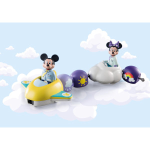 Playmobil 1.2.3 & disney mickey y minnie tren nube D