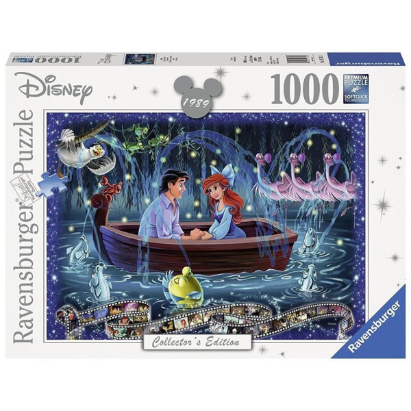 Quebra-cabeça da edição de colecionador Ravensburger Disney - a pequena sereia 1000 peças D