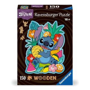 Quebra-cabeça de madeira Ravensburger Disney Stitch 150 peças D