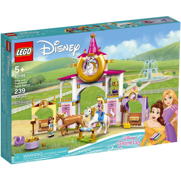 Lego disney estábulos reais de belo e rapunzel D