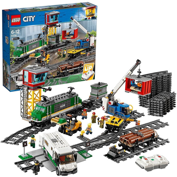 Trem da cidade de Lego de mercadorias D