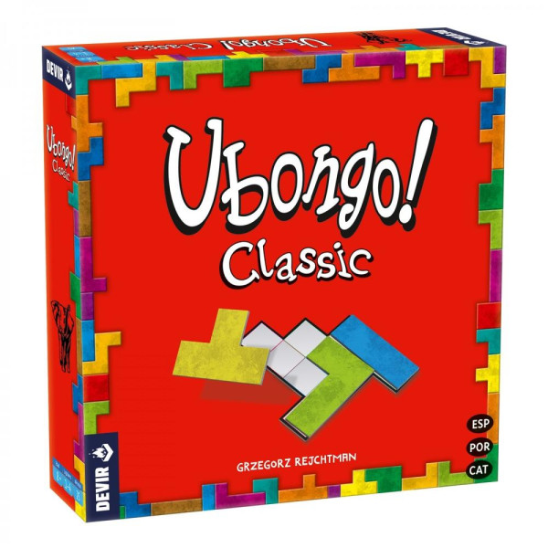 Juego de mesa devir ubongo versión trilingüe pegi 8 D