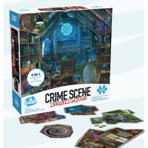 Jogo de tabuleiro para cena de crime: variedade D