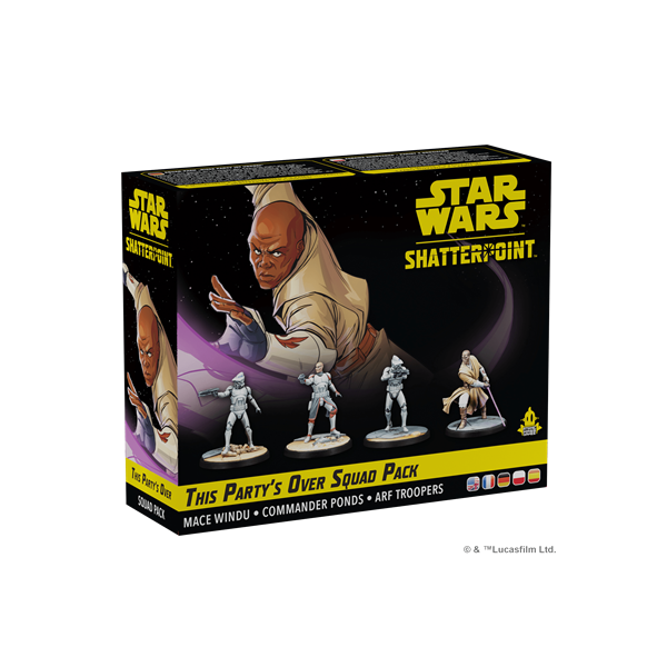 Juego de mesa star wars shatter point his partys over squad pack D