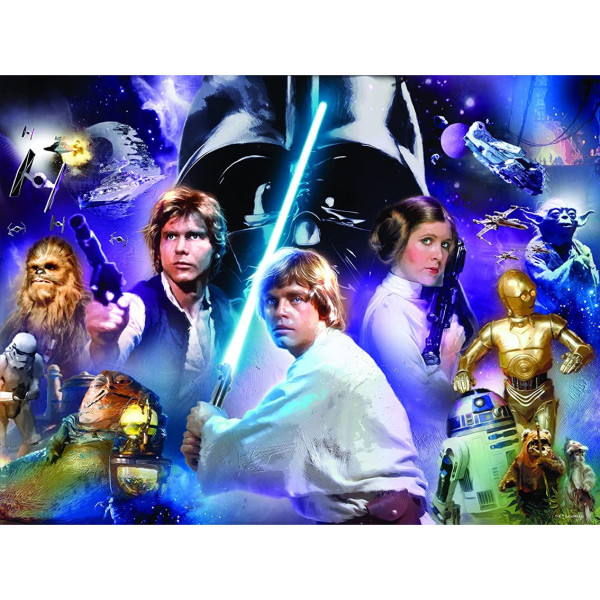 Puzle lenticular prime 3d 500 piezas star wars personajes D