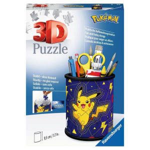 Quebra-cabeça 3D porta-lápis Pokémon Ravensburger D