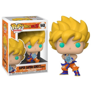 Funko pop dragon ball z super saiyan goku com kamehameha 48660 D