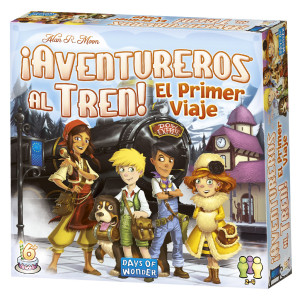 Juego de mesa ¡aventureros al tren! el primer viaje pegi 6 D