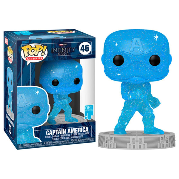 Funko pop maravilha infinity saga capitan america gema do espaço 57614 D