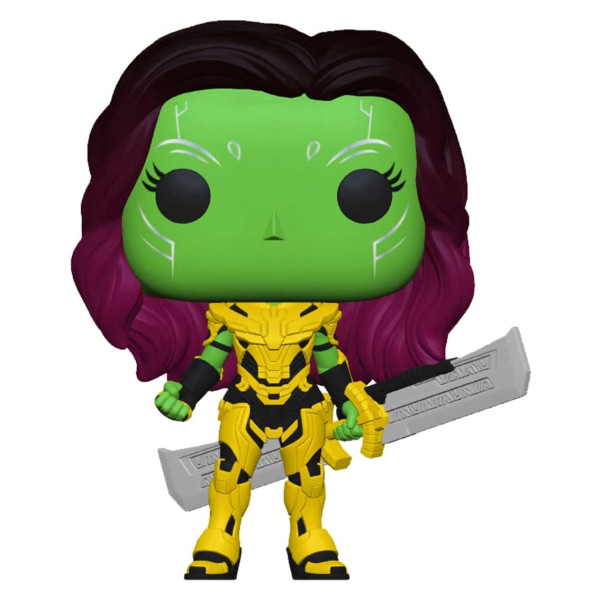 Funko pop maravilhar e se gamora com espada de thanos 58651 D