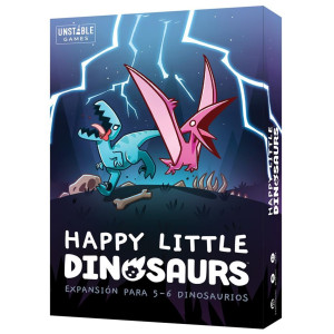 Juego de mesa happy little dinosaurs expansion para 5 - 6 dinosaurios (jugadores) D