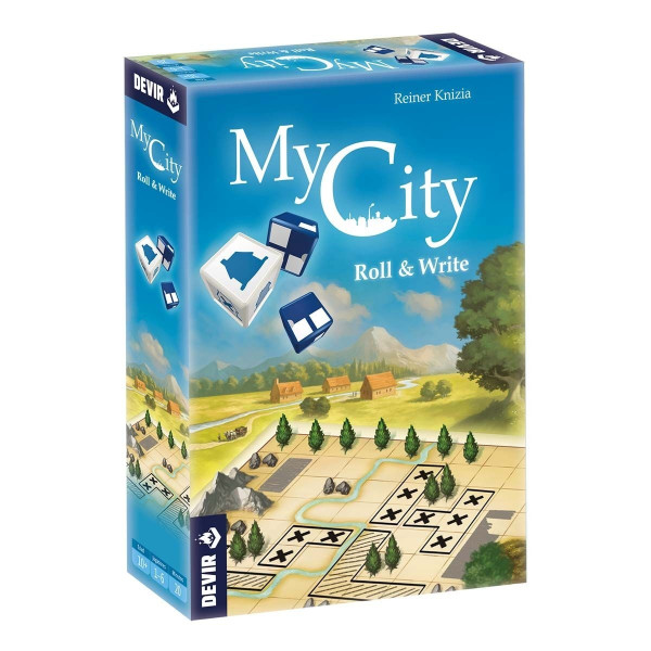 Juego de mesa my city roll and write D