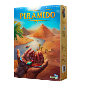 Jogo de tabuleiro em pirâmide recomendado para 8 anos de idade D