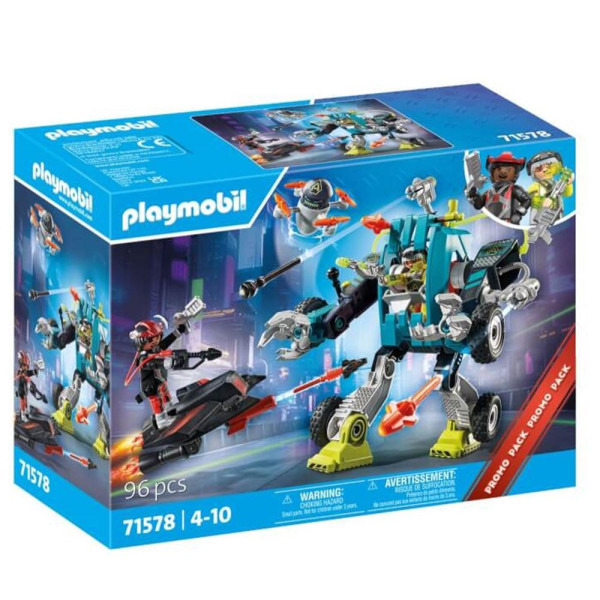 Playmobil robot vs planeador D