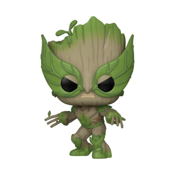 Funko pop marvel: we are groot groot como lobezno 79519 D