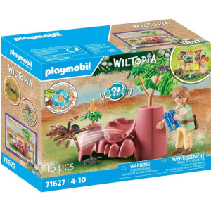 Playmobil wiltopia -  rocas con arañas D