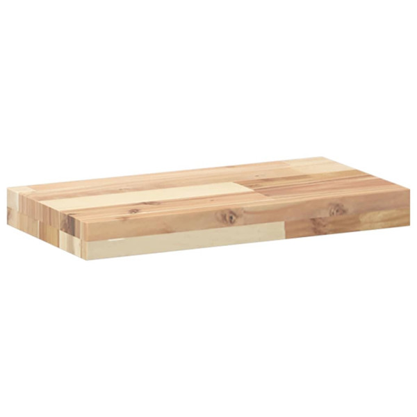 Tablero de mesa rectangular madera maciza acacia 40x20x4 cm M 5