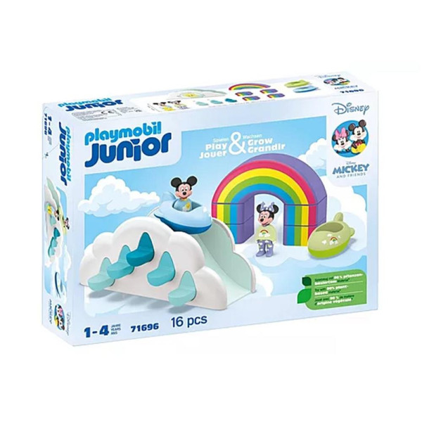 Playmobil junior: disney mickey y minnie casa en las nubes D