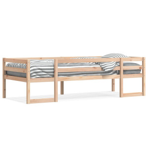 Estructura de cama para niños madera maciza de pino 80x200 cm D