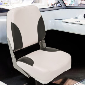 Asiento de barco con pedestal altura ajustable 360° giratorio D