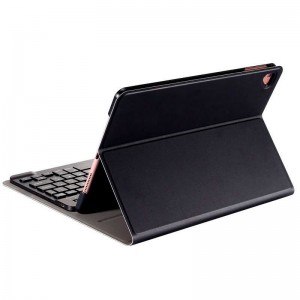 Funda COOL para iPad (2019 / 2020 / 2021) de 10,2 pulg Polipiel Teclado Bluetooth (Negro) H