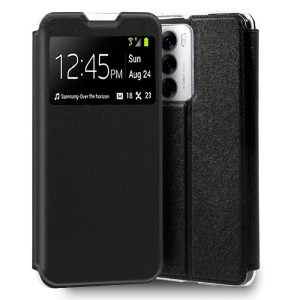 Funda COOL Flip Cover para Oppo Reno 12 5G Liso Negro D