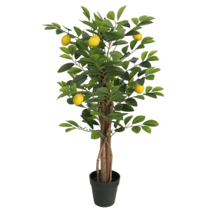 Limonero artificial con 3 troncos PP verde 85 cm D