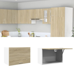 Armario colgante cocina contrachapada color roble 60x31x40 cm D