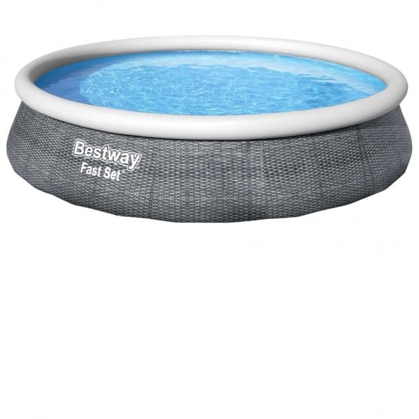 Bestway Jogo de piscina inflável Fast Set com bomba 396x84 cm D