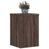 Soportes de plantas 2 uds madera marrón roble 25x25x35 cm 3