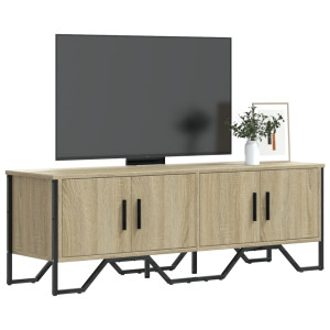 Mueble de TV madera de ingeniería roble Sonoma 122x34x41 cm D