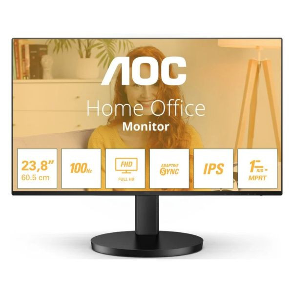 Monitor AOC 23.8" IPS 24B3HA2 negro D