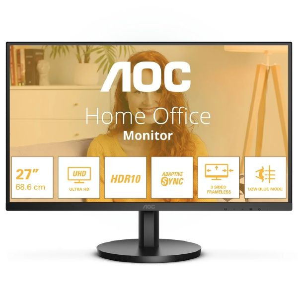 Monitor AOC 27" 4K UHD U27B3M negro D