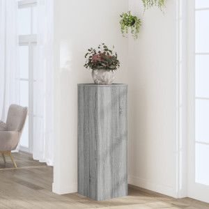 Plantas de engenharia cinza de madeira Sonoma 33x33x100cm D