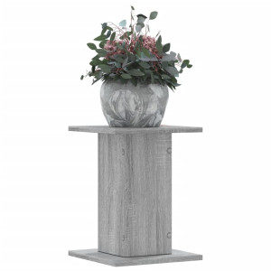 Soportes para plantas 2 uds madera gris Sonoma 30x30x40 cm D