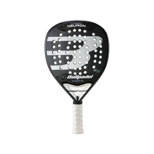 Pala de pádel bullpadel neuron 2024/ blanca y negra (fede chingotto) D