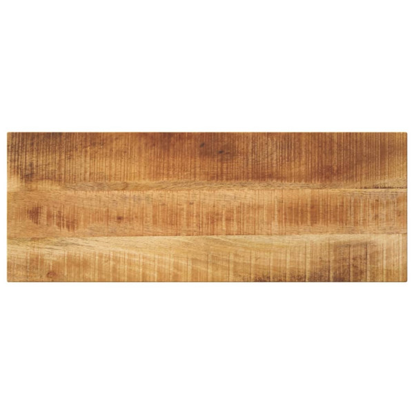 Tablero mesa rectangular madera maciza mango rugosa 90x20x2.5cm D