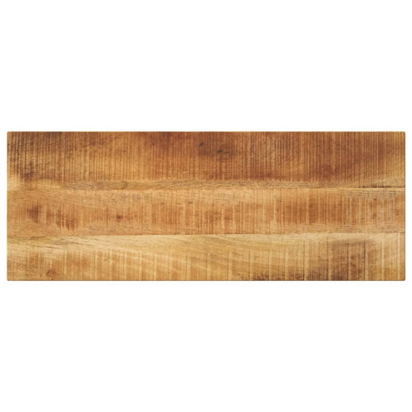 Tablero mesa rectangular madera maciza mango rugosa 70x20x2.5cm D