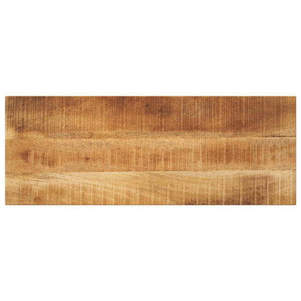 Tablero mesa rectangular madera maciza mango rugosa 70x20x3.8cm D