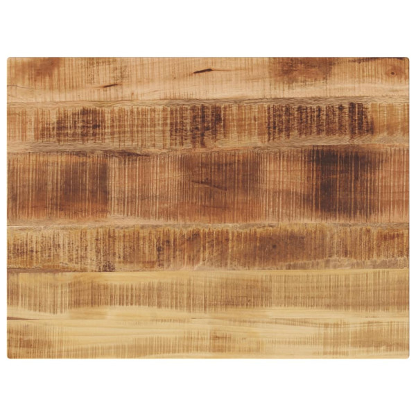 Tablero de mesa rectangular madera mango rugosa 90x70x1.5 cm D