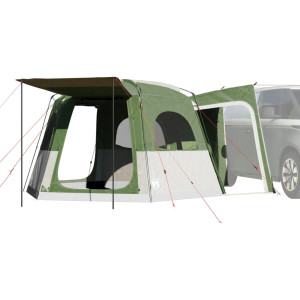 Tenda de carro para 4 pessoas à prova d'água verde D