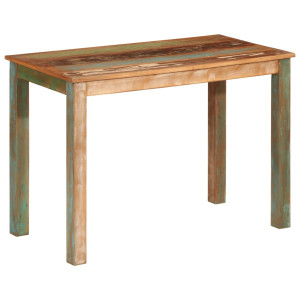 Mesa de comedor madera maciza reciclada 110x55x76 cm D