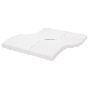Colchón de espuma de 7 zonas dureza 20 ILD blanco 180x210 cm D