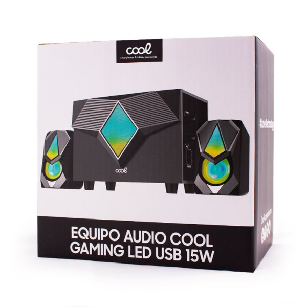 Equipamentos de áudio para PC COOL Jogo LED USB 15W M 5