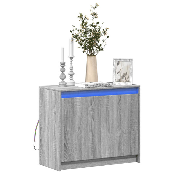 Lighter com LED Grey Engineering Wood Sonoma 72x34x61 cm D