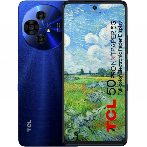 Smartphone tcl 50 pro nxtpaper 8gb/ 512gb/ 6.8'/ 5g/ azul medianoche D