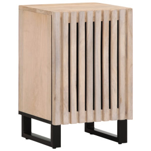 Mueble de baño madera maciza de mango 38x34x58 cm D