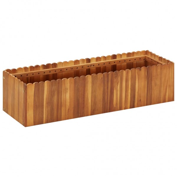 Arraial de madeira maciça de acácia 100x30x25 cm D